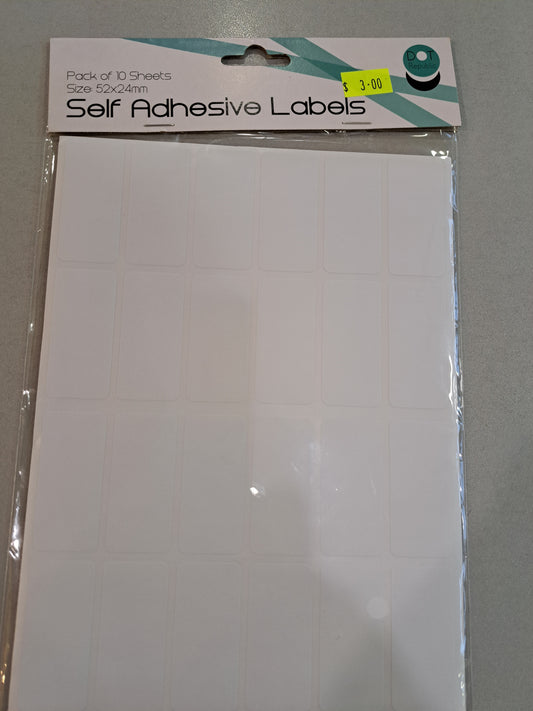 SELF ADHESIVE LABELS