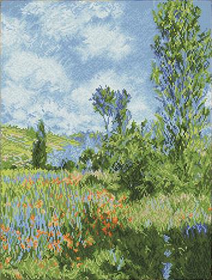 VIEW OF VETHEUIL, CLAUDE MONET
