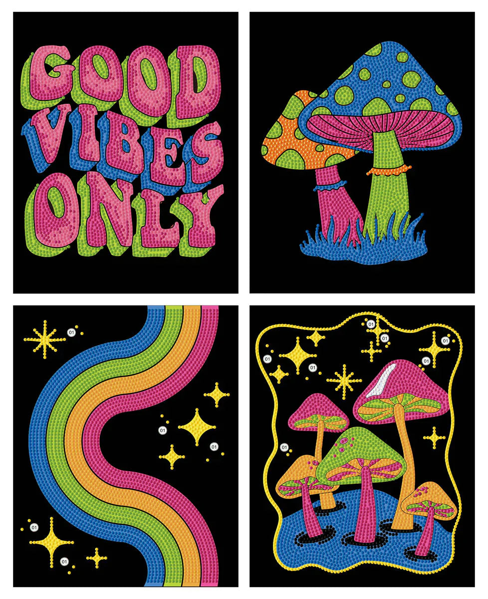 NEON GOOD VIBES 4PK