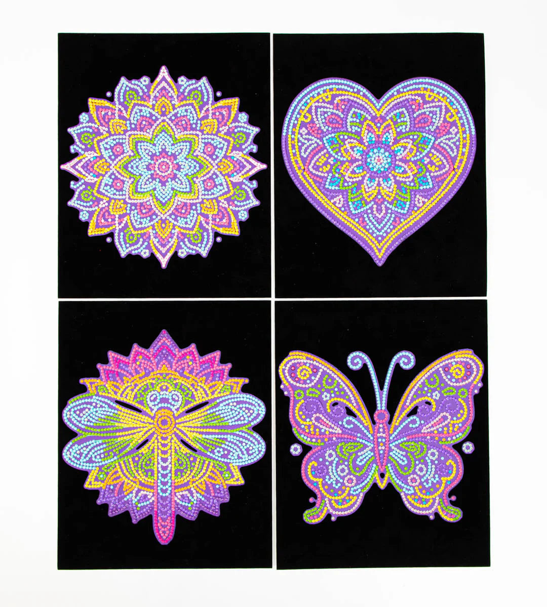 NEON MANDALAS (4Pk)