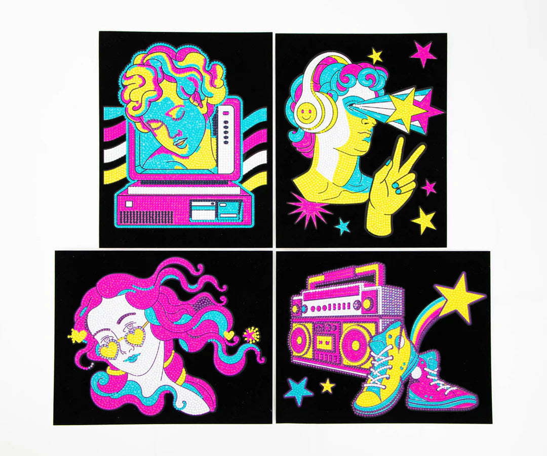 NEON RETRO CLASSIC 4PK