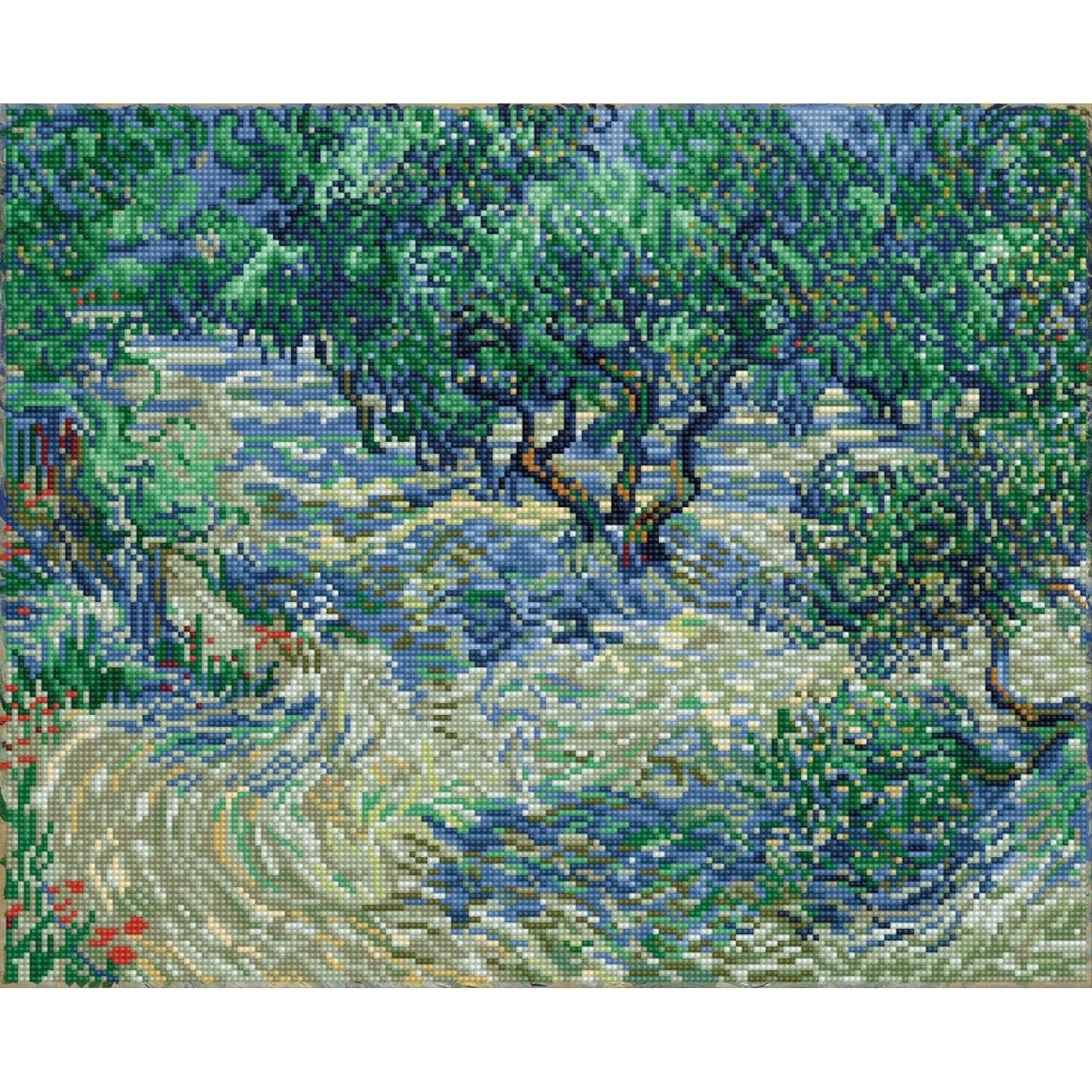 OLIVE ORCHARD -- (APRES VAN GOGH)